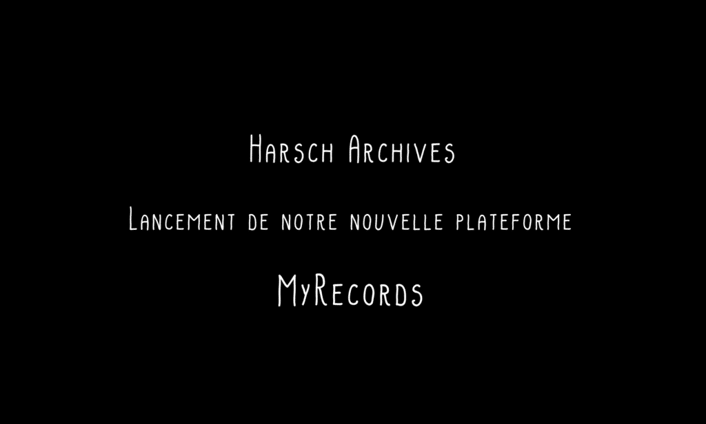 La gestion d'archives en ligne par Harsch modernisé par une nouvelle plateforme.